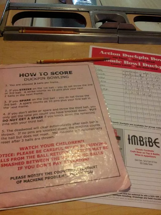 Atomic Bowl Duckpin