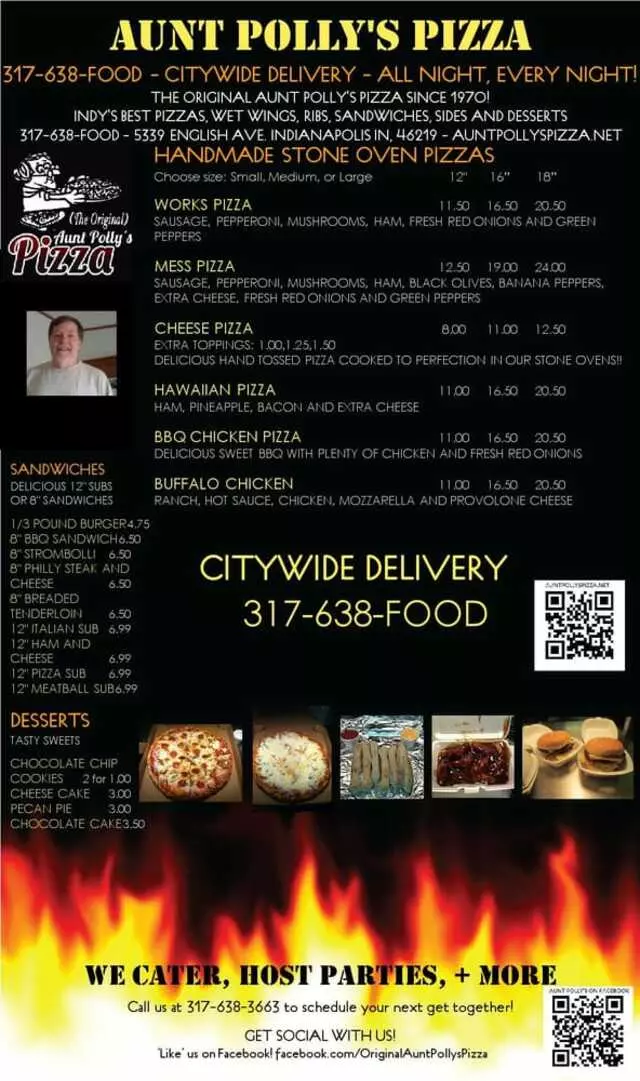 Aunt Polly’s Pizza