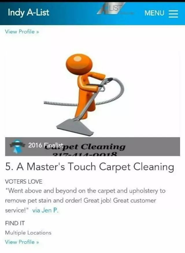 A Master’s Touch Carpet Cleaning