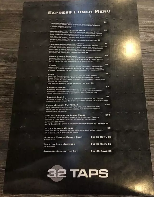 32 Taps