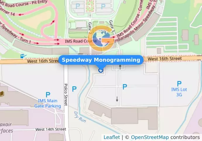 Speedway Monogramming